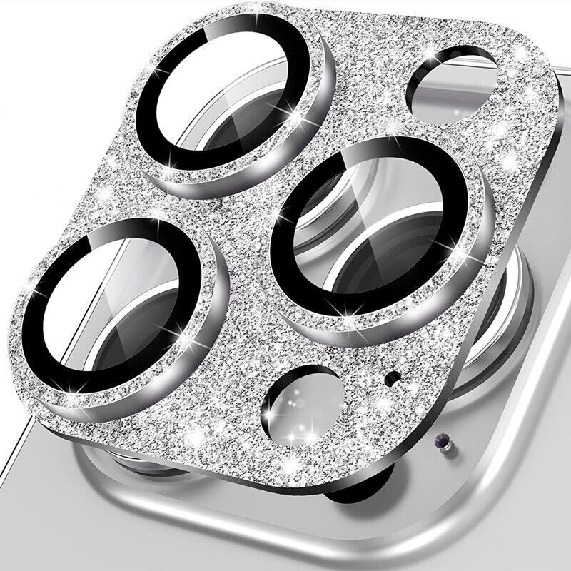 Senchi Camera Lens Protector for Apple 17 Pro, Outdoor Protection Film, Full Coverage Lens Film, 16 Metal Integrated Lens Cover, 13 Camera Glitter Decorative Sticker, 12 Protective Cover
