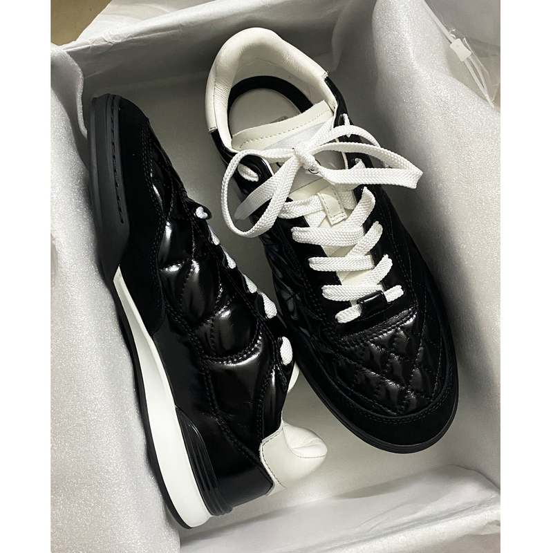 Upgraded Version! Butter Leather 25S New Silver Black Moral Training Shoes Women's Diamond Tennis Casual Sports Shoes Forrest Gump Shoes Upgraded Version! Butter Leather 25S New Silver Black Moral Training Shoes Women's Diamond Tennis Casual Sports Shoes Forrest Gump Shoes