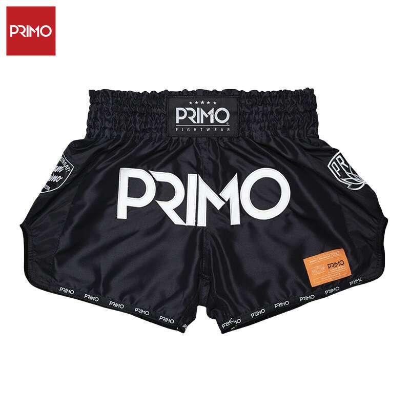 Primo Classic Series Muay Thai Shorts Adult Fighting Training Wear Men's and Women's Fighting Shorts Gotham Black Primo Classic Series Muay Thai Shorts Adult Fighting Training Wear Men's and Women's Fighting Shorts Gotham Black