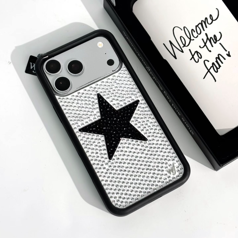 Wf Diamond Five-Pointed Star Obsidian Black/Rhinestone Pink/Rhinestone White/Pearl/Diva/Diamond-Encrusted Wildfl Mobile Phone Case Apple Iphone18Promax/17/16/15/14 Anti-Fall Protective Case Wf Diamond Five-Pointed Star Obsidian Black/Rhinestone Pink/Rhinestone White/Pearl/Diva/Diamond-Encrusted Wildfl Mobile Phone Case Apple Iphone18Promax/17/16/15/14 Anti-Fall Protective Case