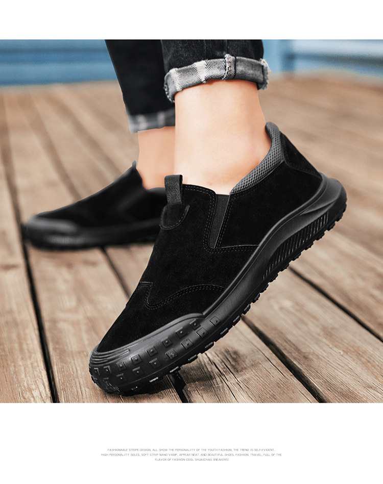 Herren Slipper Aus Khakifarbenem Wildleder Für Alltag Und Beruf_voghion.com