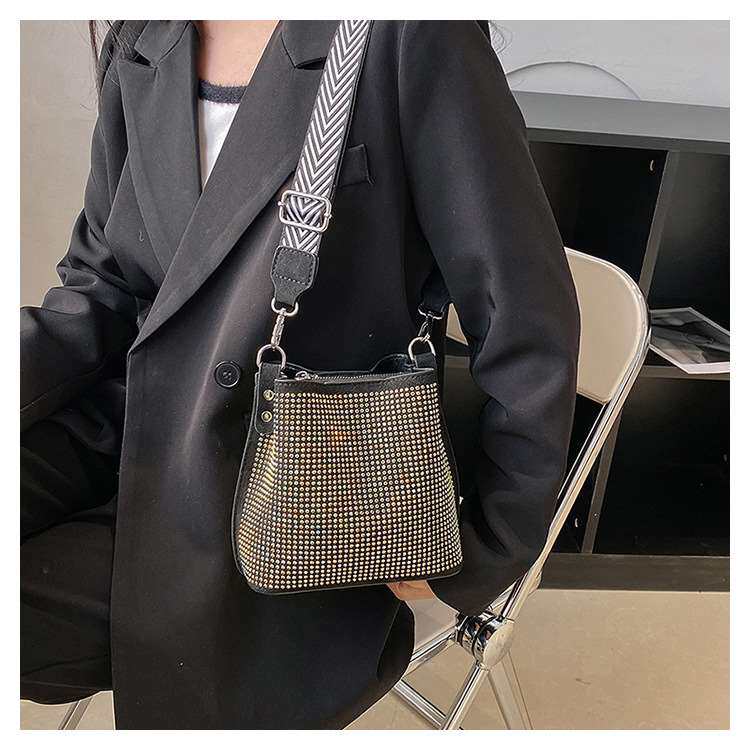 High-end Sense Niche Bucket Bag Women's Diamond New Fashion OTHER / Other 