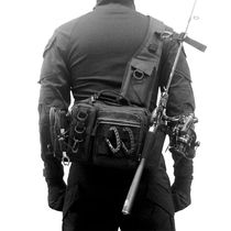 Kyole Tactical Purse Second-generation Multifunction Pocket Fish Rod Bag Tactical Backpack Inclined Satchel Outdoor Riding Single Shoulder Back