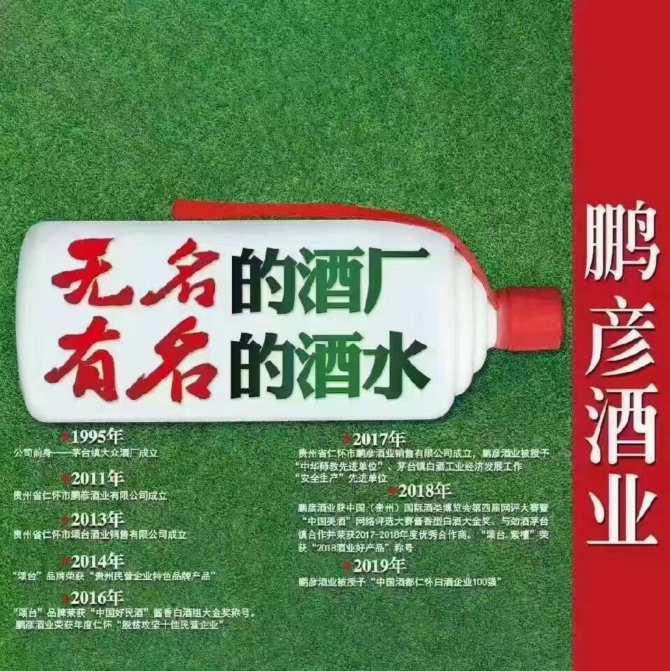 鹏彦酒厂品牌店的LOGO