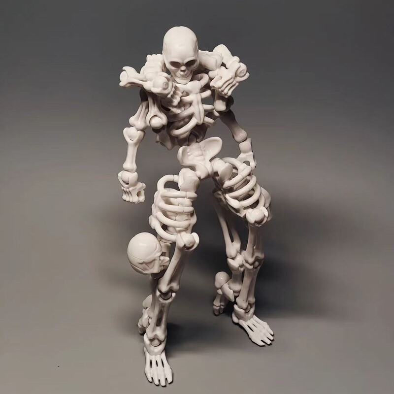 【Skeleton Boss】Authentic Skeleton Man Action Figure 3D Printed Multi-Jointed Movable Bone Jointed Figure Assembly Toy 【Skeleton Boss】Authentic Skeleton Man Action Figure 3D Printed Multi-Jointed Movable Bone Jointed Figure Assembly Toy