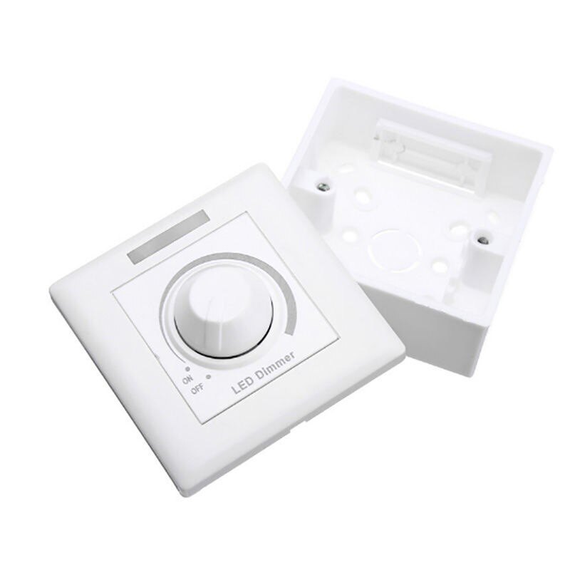 Infrared dimmer LED high power 400w dimming switch controlled silicon single tone bright dark knob type 220v-Taobao