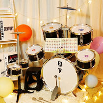 Playboy Baby rack Drum Children Beginners Knock On Drums Three Instruments 6 Baby 1 A 3 Year Old 5 Little Boy Toy Raw