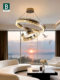 Bading Glass Living Room Chandelier, Italian Light Luxury, High-End Feel, 2026 New Model, Minimalist High-End Designer Main Light for the Hall