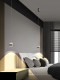 Bading Mushroom Bedside Pendant Light, Italian Minimalist Style, Adjustable Height Pendant Light, Light Luxury, High-End Feel, Bedroom Atmosphere Small Pendant Light