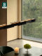 Balding Designer Minimalist Dining Room Chandelier Italian Light Luxury High-End Linear Strip Light Staggered Glass Dining Table Lamp