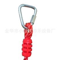 Amazon Red House Outdoor Indoor Handshake Climbing Injection Molding Ring with Short Rope Childrens Swing Ring