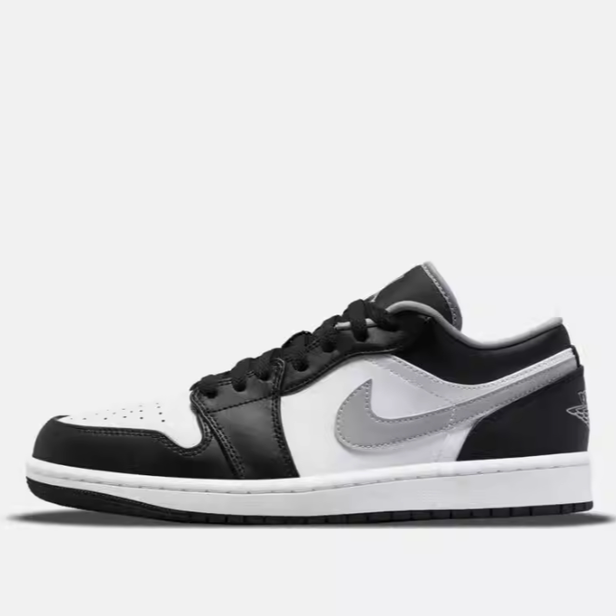 Nike/Nike Shadow Exquisite Shock-Absorbing Anti-Slip Retro Basketball Shoes for Men and Women Black White Gray 553558-040