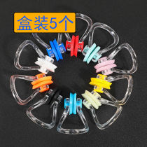 5 Pack Swimming Nose Clips for Kids Soft Unisex Silicone Non-Slip Anti-Choke Water Sports Equipment
