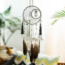 (Zhuang Zhou Mengdie) High-end birthday gift creative dream catcher feather butterfly pendant bedroom living room decorations
