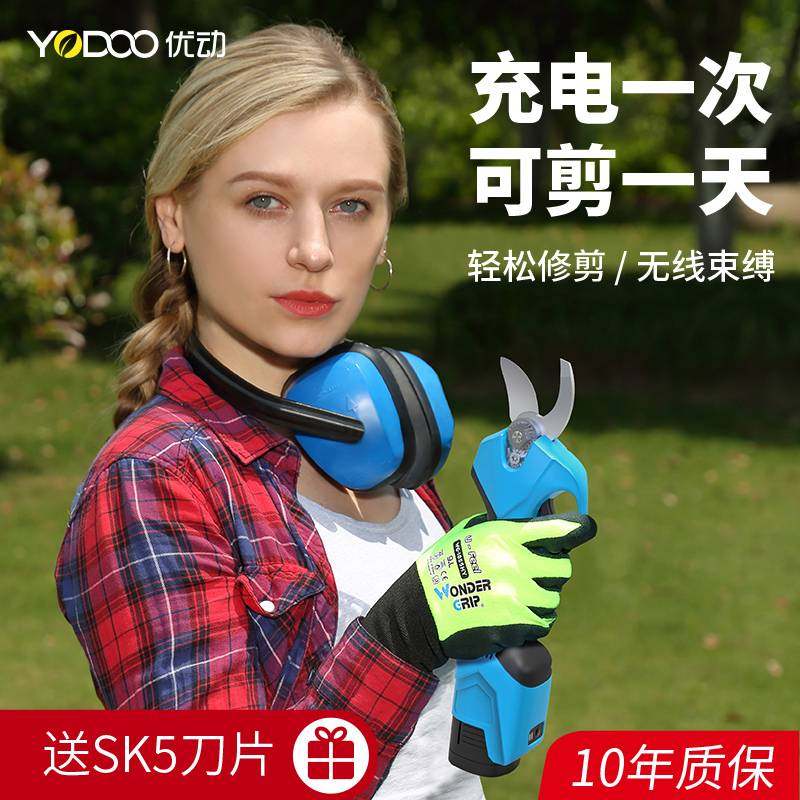 德国进口博世优动电动修枝剪电剪刀充电式果树剪枝强力粗枝剪园艺-Taobao Malaysia