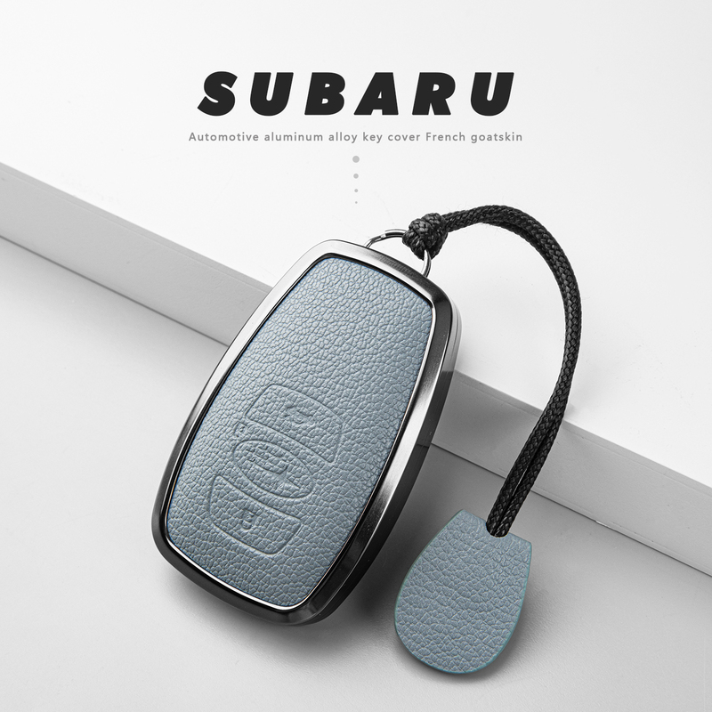 Suitable for New Subaru Key Covers, Genuine Leather Forester/Outback/Brz/Impreza/Xv/Subaru High-End Shell Buckle