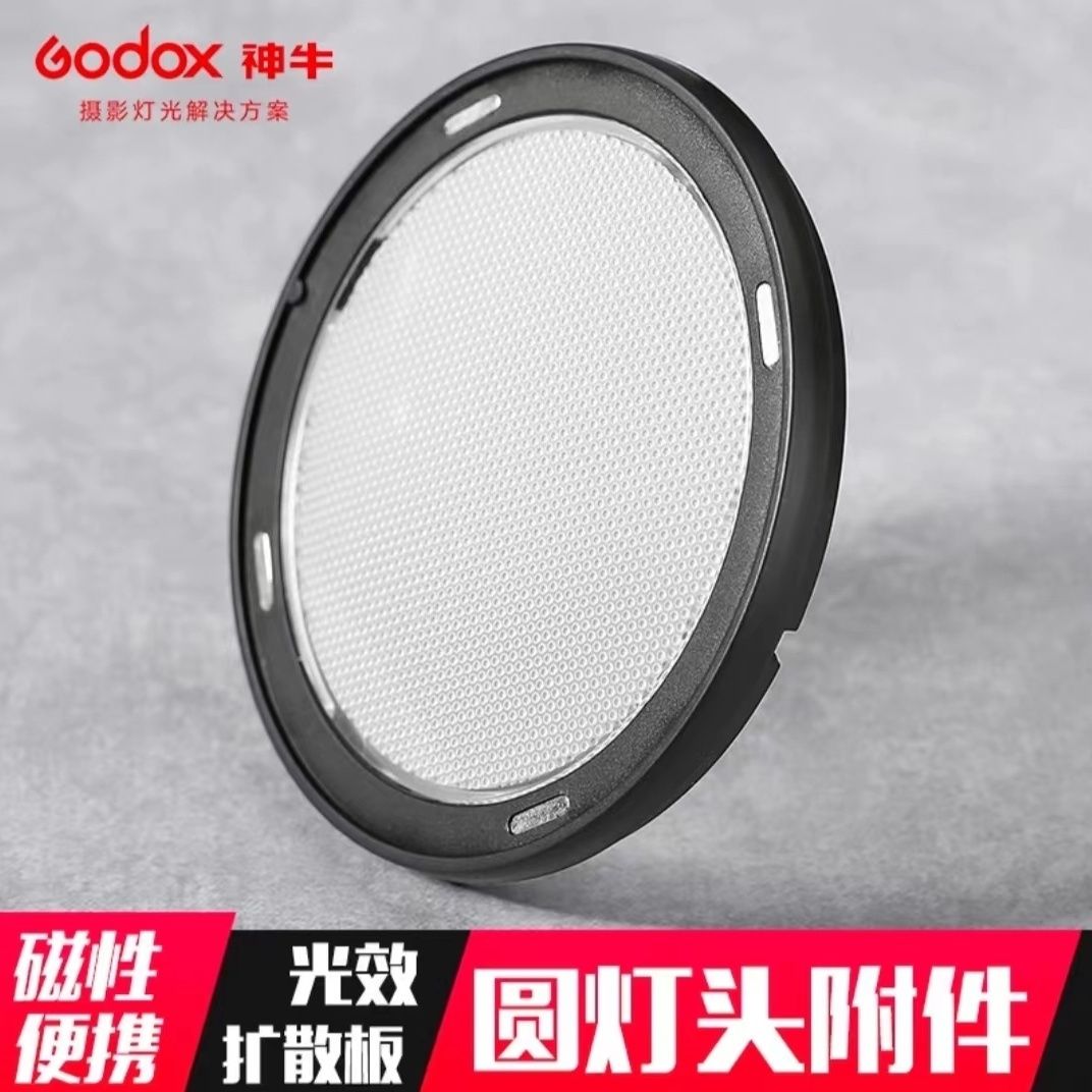 Godox ラウンドランプヘッドアクセサリートップフラッシュ V1 AD200PRO 写真撮影アクセサリー AK-R13 拡散板