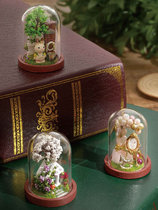 Smart fun house diy cottage mini small world Handmade assembly model toy Creative Christmas Birthday gift girl