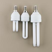 2U straight tube E14 small screw mouth energy-saving lamp 2U3U small mouth E14 white light yellow light 3W5W7W8W9W11W13W15W