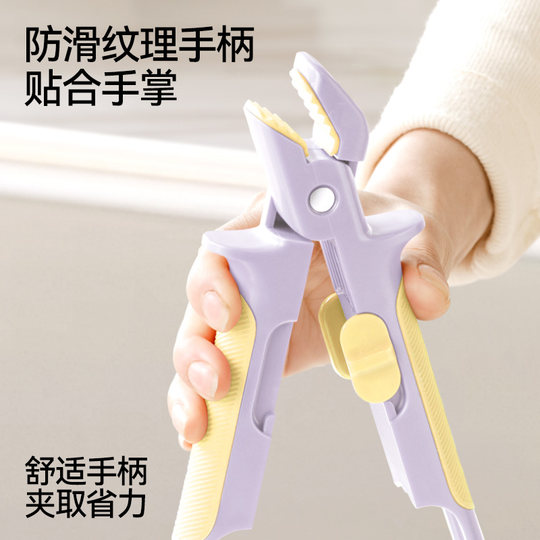 Kitchen two-in-one anti-slip and anti-scalding bowl-taking artifact, bowl-picking tongs, plate-lifting device, high-temperature resistant baking pan, steamer clamps