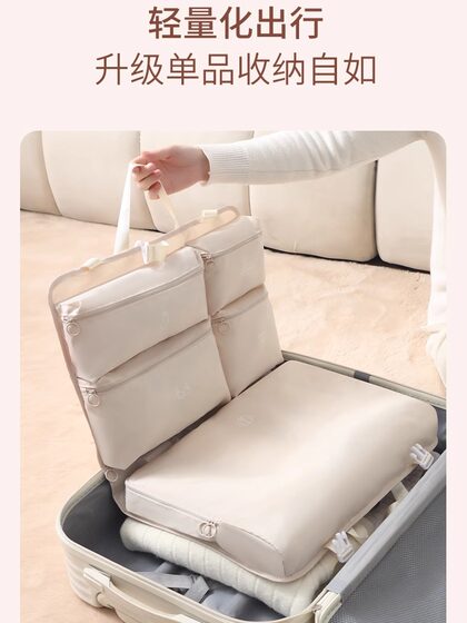 旅行收纳袋行李箱折叠整理包套装衣物内衣内裤悬挂分装袋出门便携