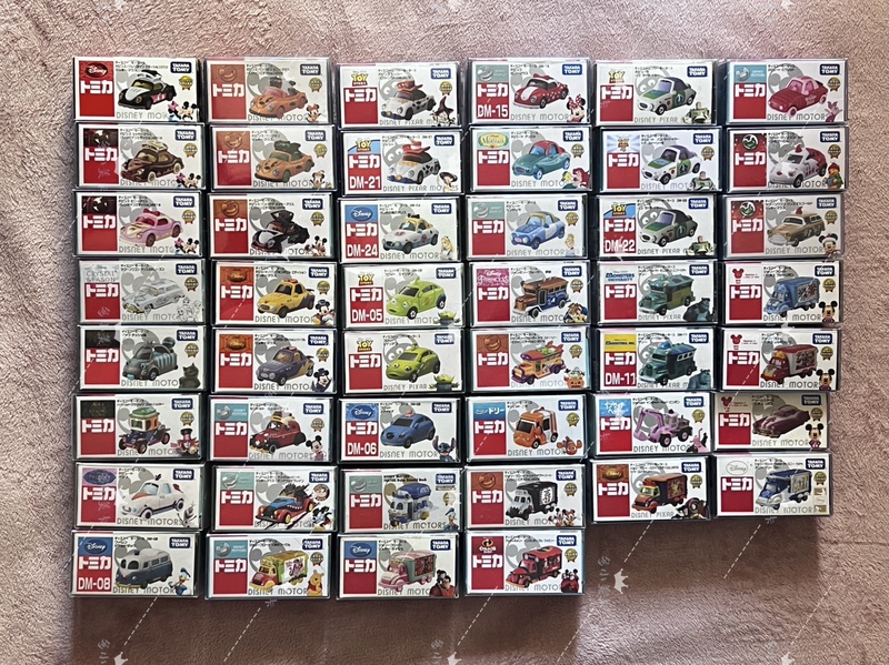 Tomy Tomica Disney Limited Dm Series Halloween Valentine's Day Rare Edition Authentic Alloy Car Model