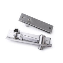 RUILIMA 304 stainless steel 360-degree wooden door upper and lower hinge door axis rotation axis heaven and earth dark