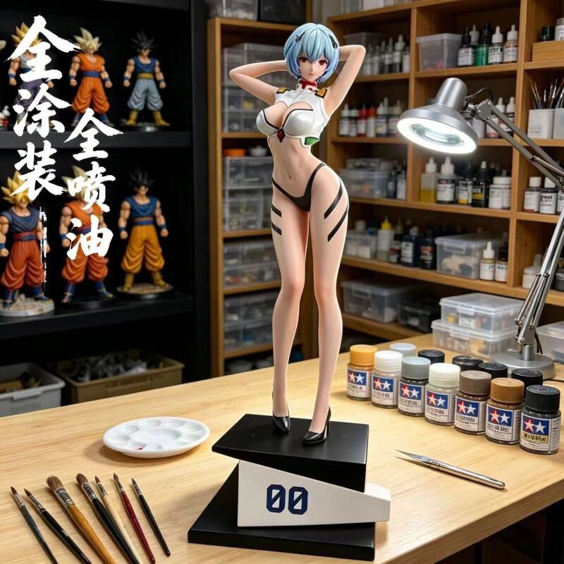 Hs Ayanami Rei [Premium Edition] Eva Beautiful Girl Gk Model Limited Edition Peripheral Trendy Toy Figurine Gift