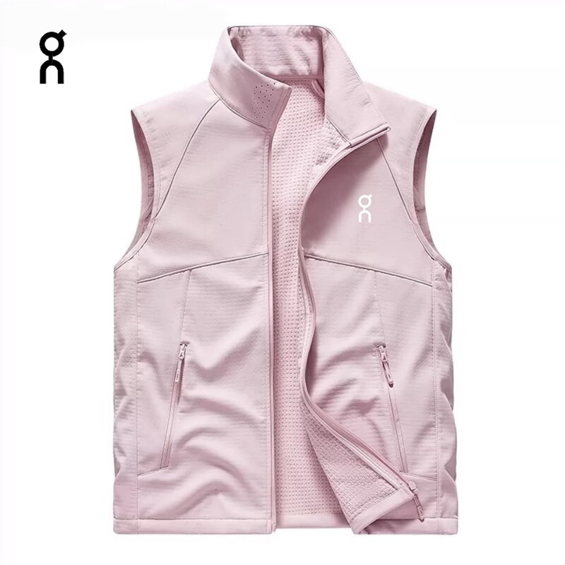 Clearance Discount Outdoor Sports Quick-Dry Vest for Men and Women, Stand-Up Collar, Fleece-Lined, Warm, Zippered Vest, Sleeveless Jacket