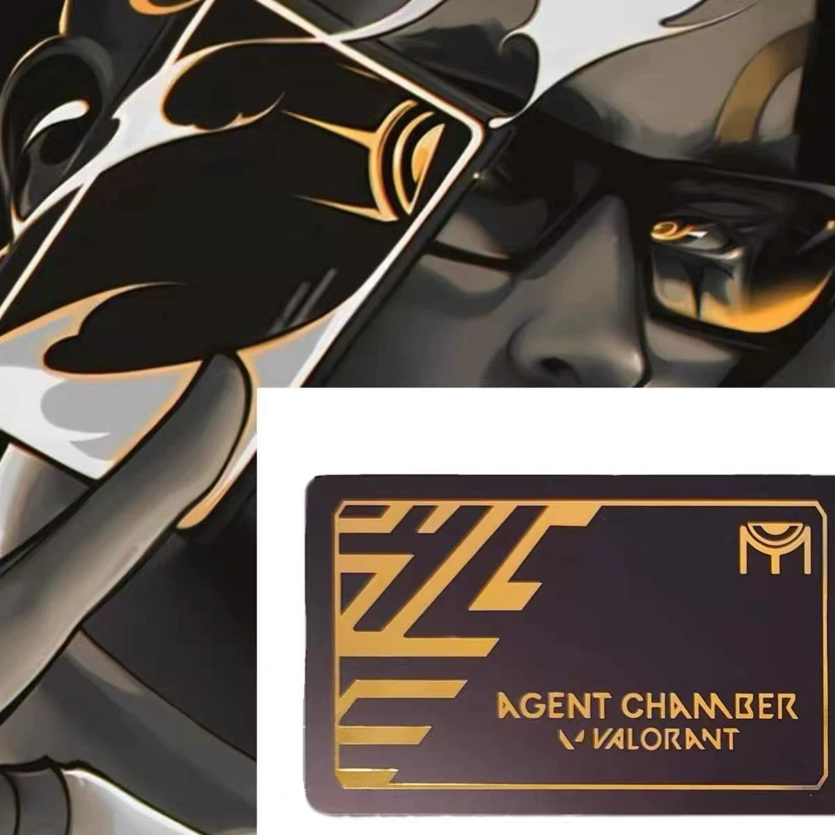 Персональная карта Starter для Valorant Fearless Contract Peripheral Valorant Chamber Chamblee Тиснение лазером NFC