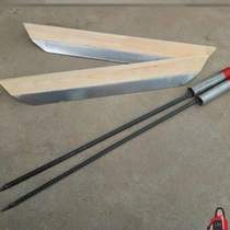 Ice car accessories angle iron ice skates ice car slides homemade winter skating rails childrens single donkey leg sled car materials