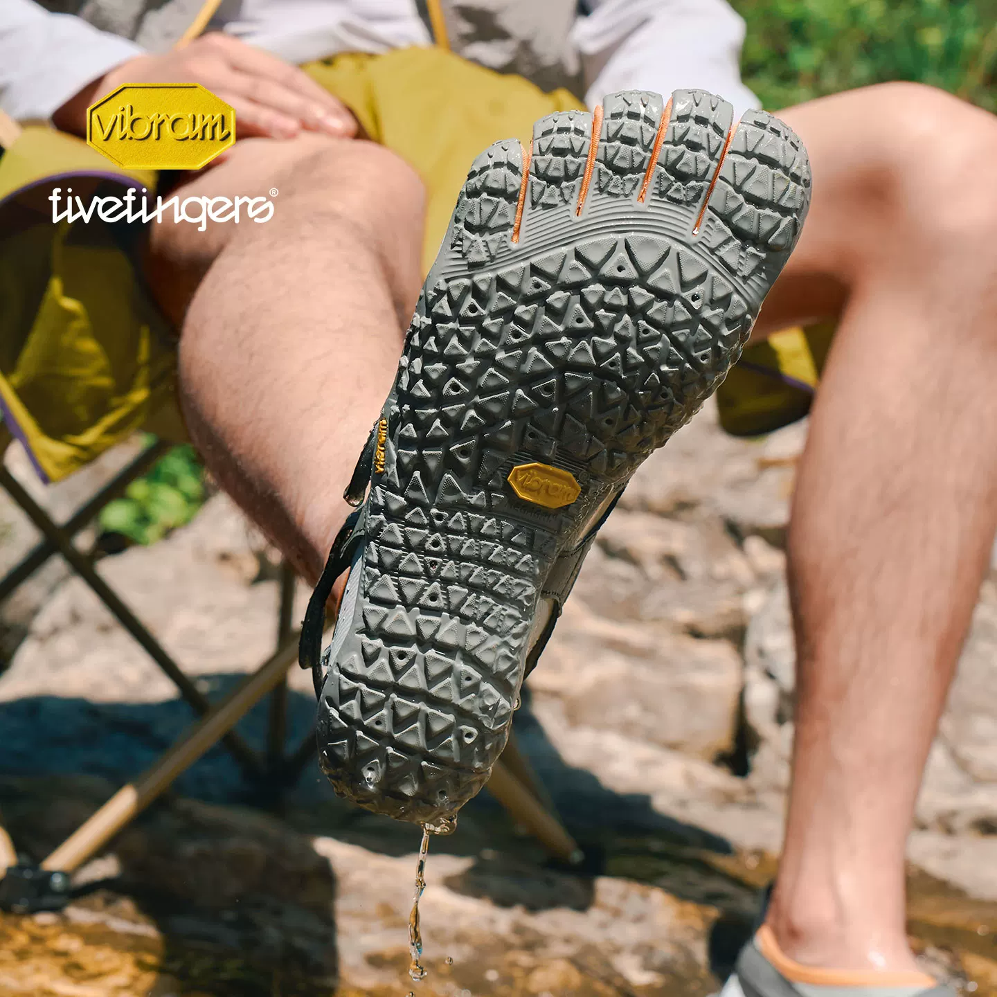Вибрам [пятипалые обувь женская для рафтинга водонепроницаемая водоизмещающая обувь для каяка пляжная быстросохнущая обувь для реки VAQUA]