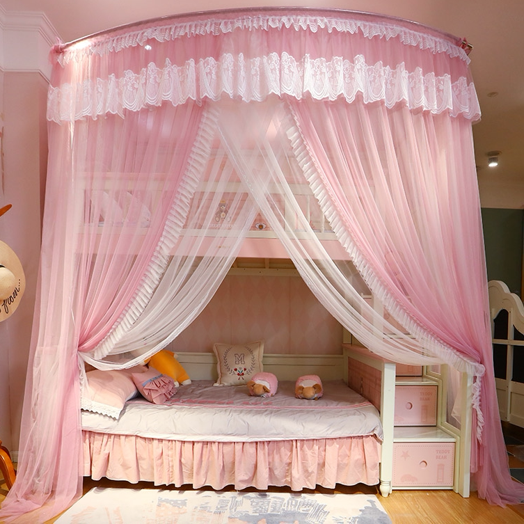 Bunk Bed with Mosquito Net, Integrated Cabinet-Shaped High-Low Double-Decker Bed, 1.6m Bed Cabinet with Ladder, Retractable Bunk Bed for Children's Home Use