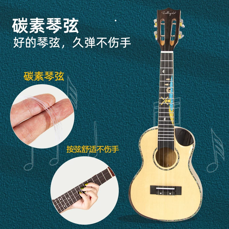 Ukulele with a score for beginners for adults, guitar, musical instruments, official flagship store