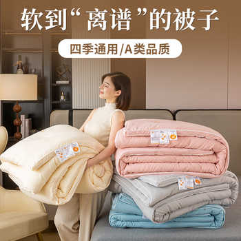 玉芙妮母婴级大豆被纤维被单双人加厚保暖被芯子母被被子加厚被芯实付88元到手包邮 玉芙妮母婴级大豆被纤维被单双人加厚保暖被芯子母被被子加厚被芯实付88元到手包邮