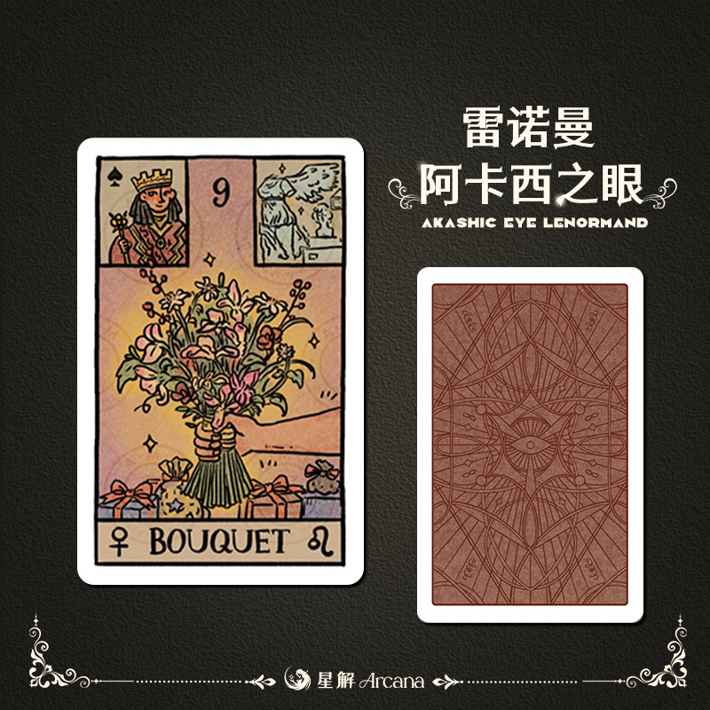 Starlight Akashic Eye Authentic Lenormand Akashic Eye Simple Board Game Card Starlight Akashic Eye Authentic Lenormand Akashic Eye Simple Board Game Card