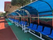 Manufacturer straight for football protective shed Endurance Plate 4 Seats 6 8 8 Seats Fixed With Mobile Money