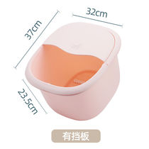 Shiyu pedicure bucket foot massage massage household foot bath bucket raised above the calf plastic foot basin massage thick foot bath god
