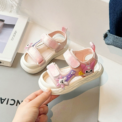 ABC Fans Модные летние сандалии, мягкая спортивная пляжная обувь, мягкая подошва