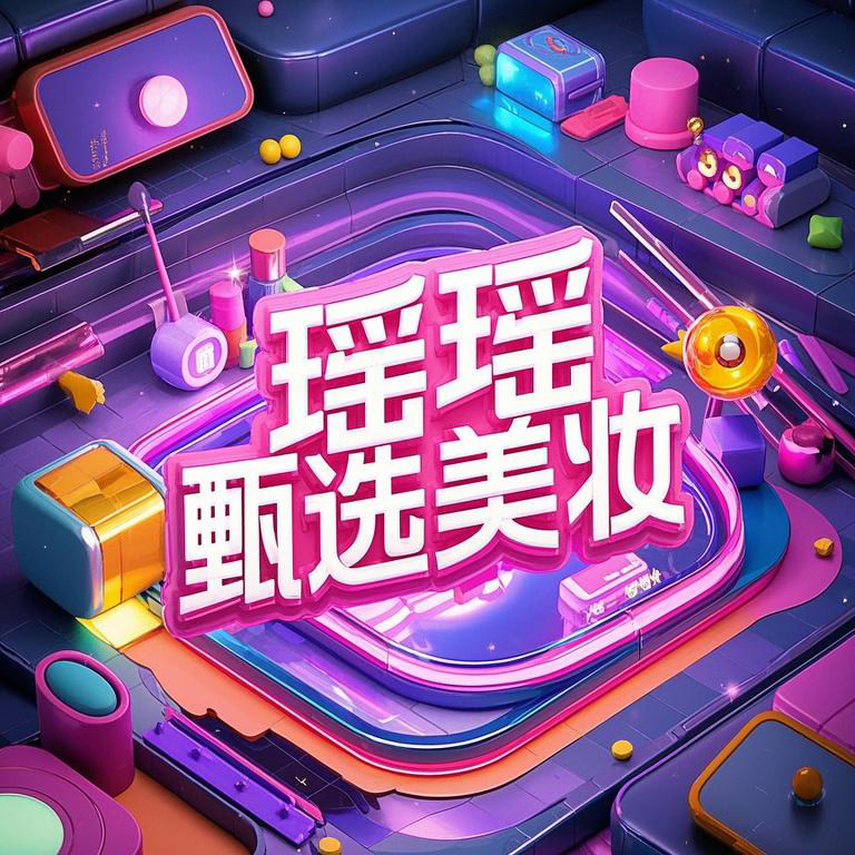 瑶瑶甄选美妆店的LOGO