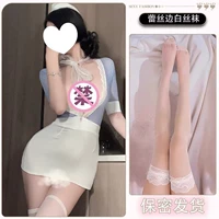 Униформа, юбка, галстук-бабочка, шапка, кружевные колготки