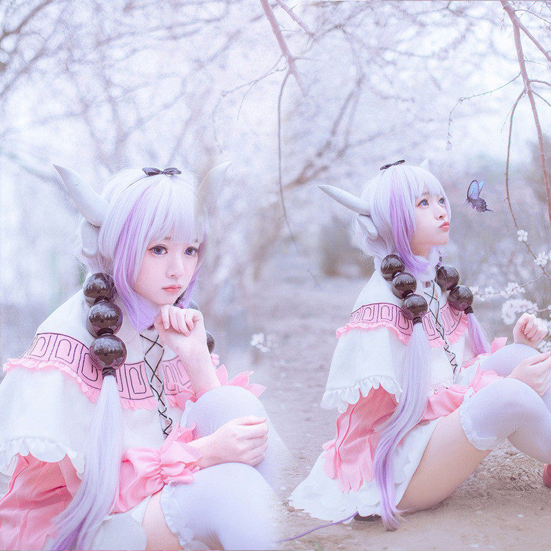 康娜cos服假发,小林家龙女仆的治愈系装扮_Cosplay女装_淘宝游戏网