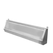 Stainless steel urinal manufacturer floor-standing wall-mounted vertical induction scenic school hospital urinal trough mens