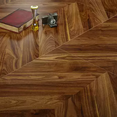 European-style wood fish bone spelling commercial tooling 12mm reinforced composite wood floor household environmentally friendly wear-resistant waterproof floor heating