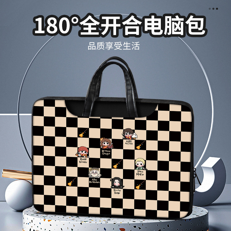 Harry Potter Laptop Bag Suitable for Huawei Matebook, Lenovo Xiaoxin 13, Dell 16inch, Apple MacBook Air 14, Asus Pro 15.6, Shockproof, Drop-Resistant, Waterproof