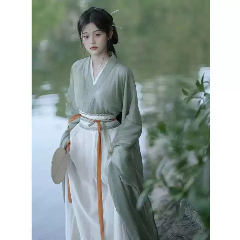 [Холодный стиль Джин стиль Hanfu женское платье фея стиль элегантный]