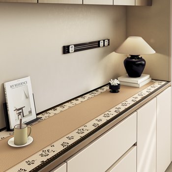 Wabi waterproof and oil-proof sideboard mat entrance shoe cabinet wine cabinet desktop protection table mat tv counter top dust cover Wabi waterproof and oil-proof sideboard mat entrance shoe cabinet wine cabinet desktop protection table mat tv counter top dust cover