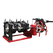 Huajin 63-160 200 250 manual screw hand-cranked butt welding machine butt machine hot melt machine pipe welding machine PE hot melt