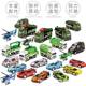 Children's 399 Cartoon Pull-Back Toy Car City Engineering Military Set Boys' Car Model Hot Sale at Street Stalls