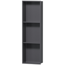 Customized stainless steel metal niche horizontal bathroom bathtub toilet built-in shelves finished TV wall cabinet